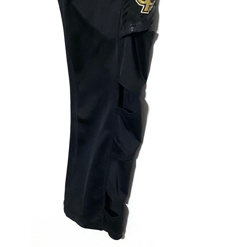 UCF Knights Black Leggings Womens M 8/10 Side Cut Out Athleisure Sporty Gym Yoga - Picture 4 of 9